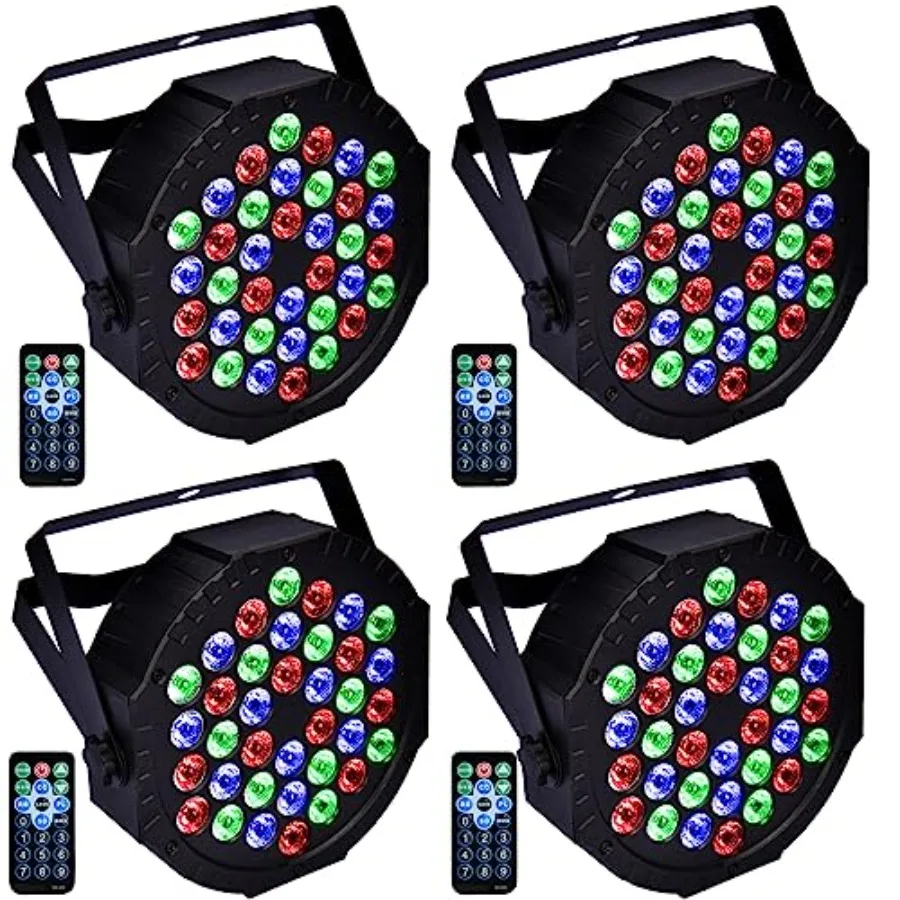 Stage Lights Dj Lights for Parties Led Stage Light Sound Activated Portable Party Light Par Light 36 Led RGB Remote Control Upl
Stage Lights Dj Lights for Parties Led Stage Light Sound Activated Portable Party Light Par Light 36 Led RGB Remote Control Upl