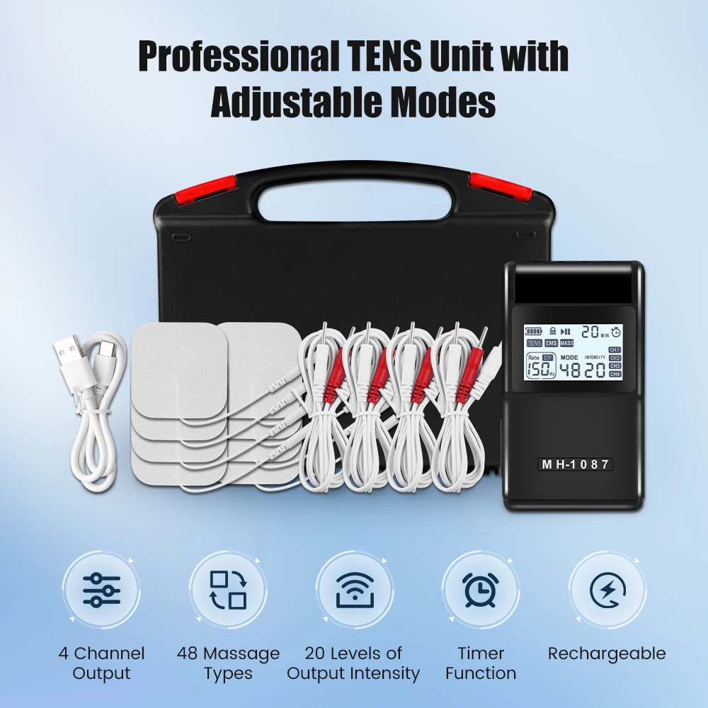 EMS TENS Unit Machine EMS Electric Muscle Therapy Stimulator Physiotherapy Pulse Electric Massage Device Back Body Neck Massager
EMS TENS Unit Machine EMS Electric Muscle Therapy Stimulator Physiotherapy Pulse Electric Massage Device Back Body Neck Massager