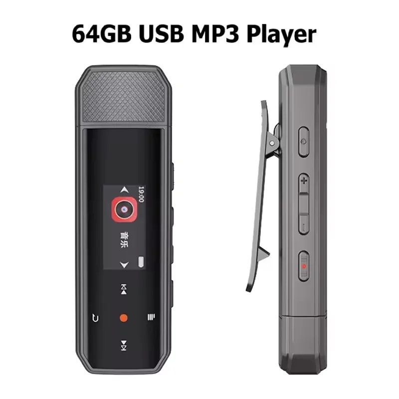 RUIZU X80 USB MP3 Player Mini 64GB Touch Key Bluetooth 5.3 Sports Clip Music Player Support FM Radio Recorder E-Book Pedometer 
RUIZU X80 USB MP3 Player Mini 64GB Touch Key Bluetooth 5.3 Sports Clip Music Player Support FM Radio Recorder E-Book Pedometer