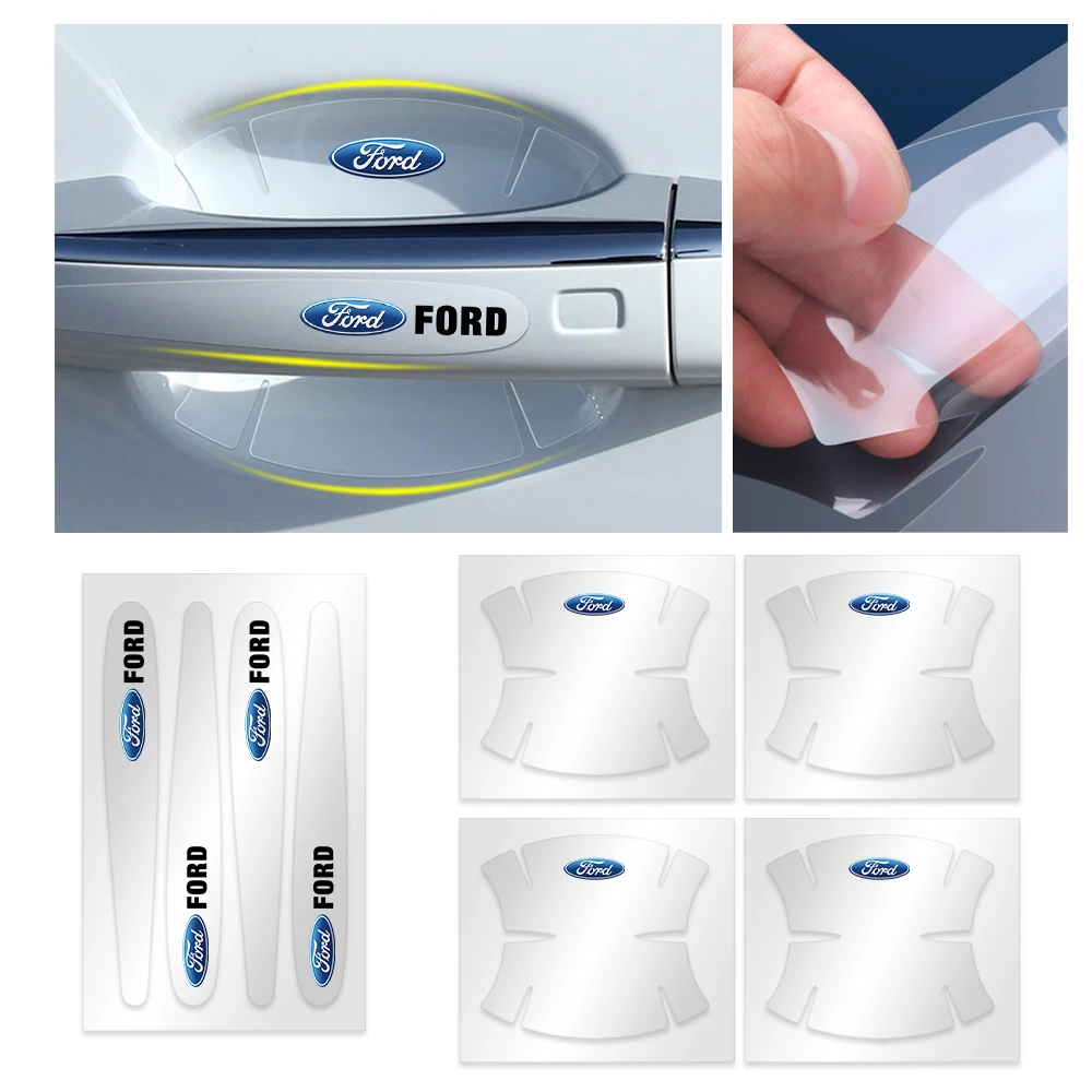 4/8Pcs PVC Car Door Bowl Handle Transparent Protector Film Sticker For Ford ST Focus 2 Fiesta Mondeo Kuga Mustang Escort Taurus
4/8Pcs PVC Car Door Bowl Handle Transparent Protector Film Sticker For Ford ST Focus 2 Fiesta Mondeo Kuga Mustang Escort Taurus