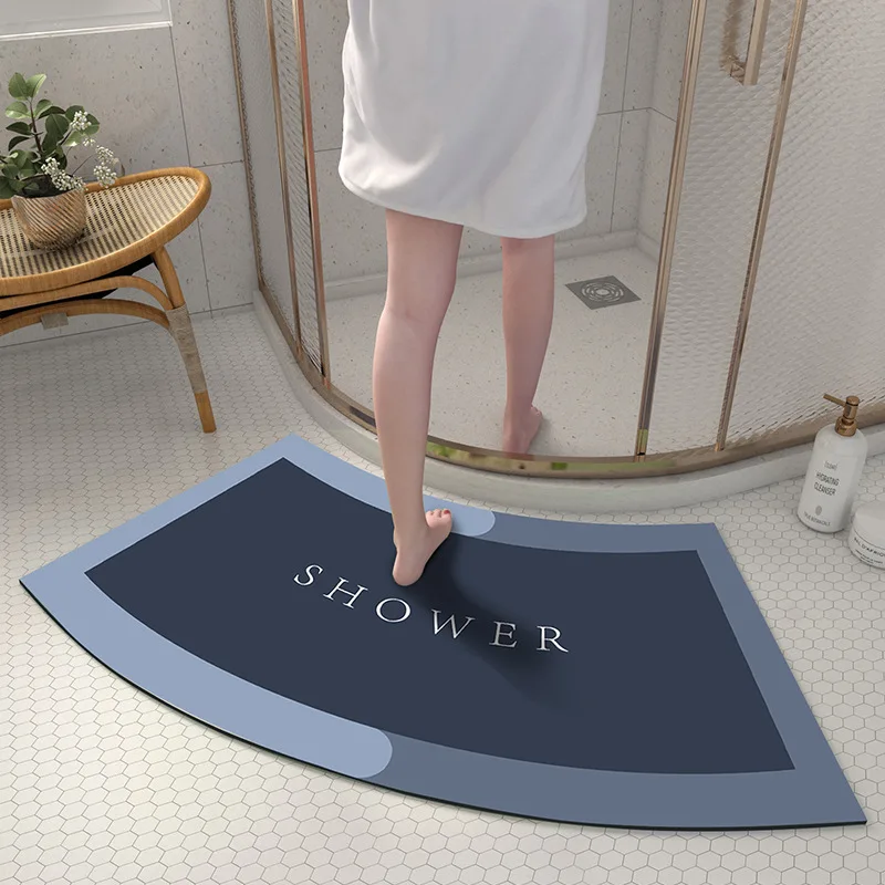 Water Absorbent Semi-Arc Silicon Dendroid Soft Pad Bathroom Mat Dry Wet Separation Fan Shape Non-Slip Foot Pad Home Decoration
Water Absorbent Semi-Arc Silicon Dendroid Soft Pad Bathroom Mat Dry Wet Separation Fan Shape Non-Slip Foot Pad Home Decoration