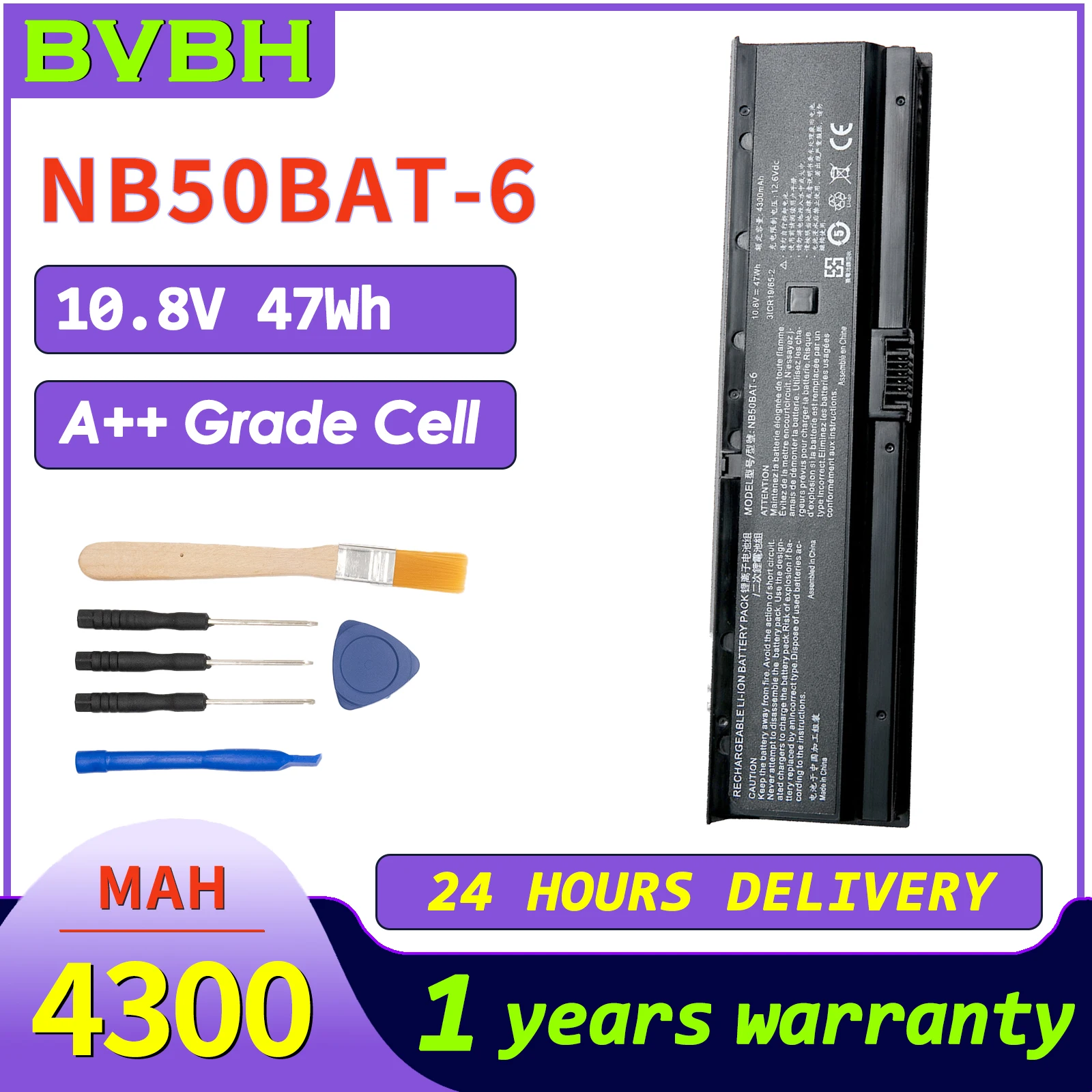 BVbh NB50BAT-6 Совершенно новый аккумулятор для ноутбука Clevo NB50TK1/NB50TJ1 OEM NB50TL/NB50TZ/31CR19/65-2 4300 мАч
BVbh NB50BAT-6 Совершенно новый аккумулятор для ноутбука Clevo NB50TK1/NB50TJ1 OEM NB50TL/NB50TZ/31CR19/65-2 4300 мАч