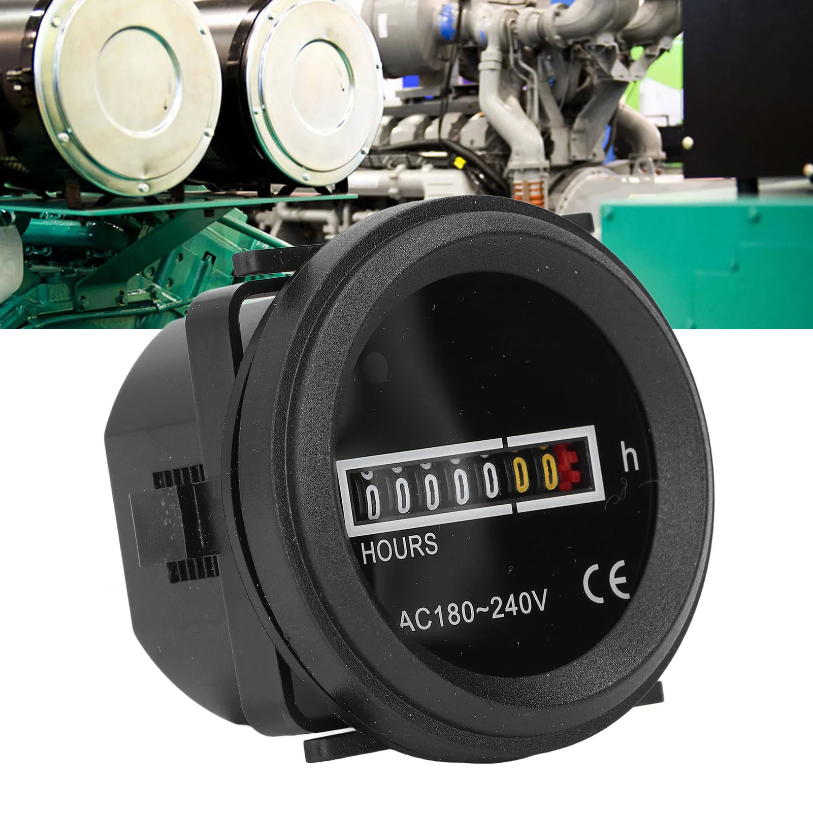 Hour Gauge Round Hour Meter Mechanical Hour PC High Accuracy Quartz Mechanical Hour Meter for Construction Vehicles 180‑240VAC
Hour Gauge Round Hour Meter Mechanical Hour PC High Accuracy Quartz Mechanical Hour Meter for Construction Vehicles 180‑240VAC