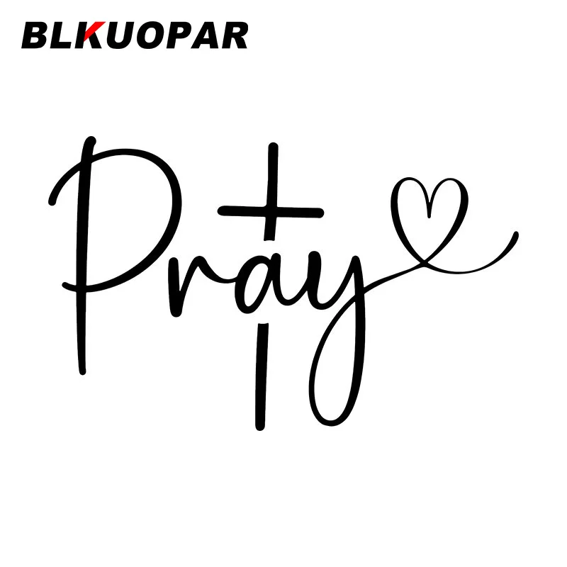 BLKUOPAR Love Pray Cross Pattern Car Stickers Fashion Text Decal Waterproof Die Cut Motorcycle Caravan Car Accessories
BLKUOPAR Love Pray Cross Pattern Car Stickers Fashion Text Decal Waterproof Die Cut Motorcycle Caravan Car Accessories