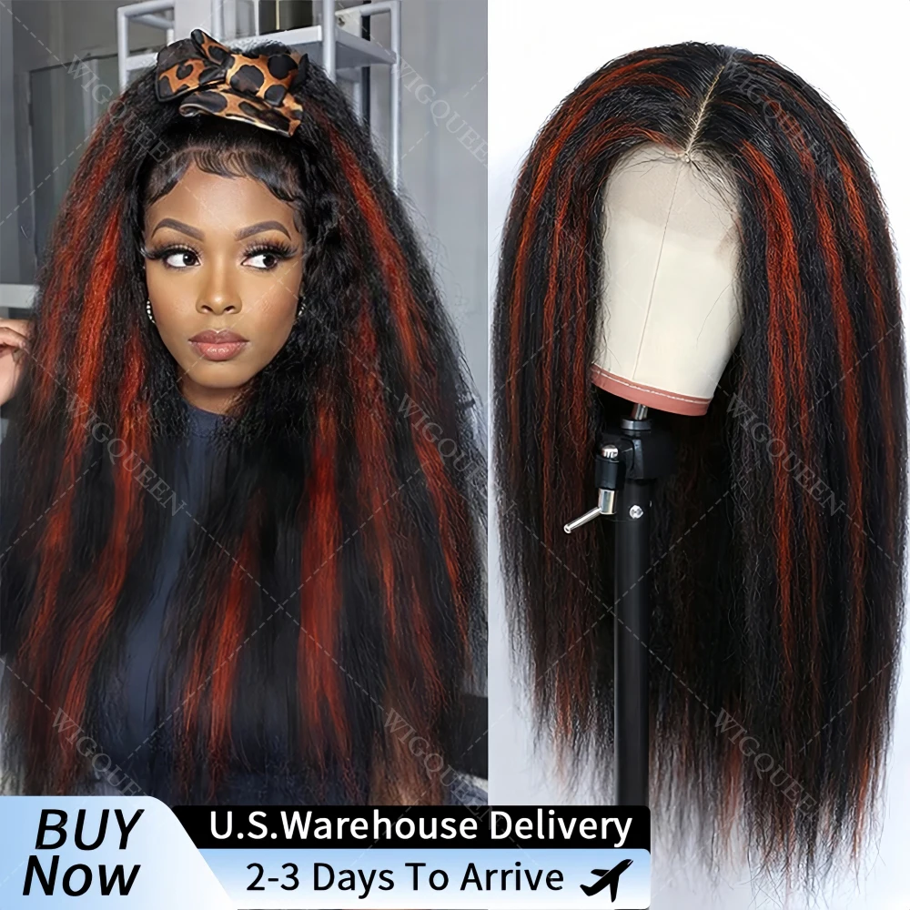 Highlight Kinky Straight Human Hair Wigs 200% Density Ultra Comfort 13x4 Lace Wigs Natural Hairline 5x5 HD TransparentLace Wigs
Highlight Kinky Straight Human Hair Wigs 200% Density Ultra Comfort 13x4 Lace Wigs Natural Hairline 5x5 HD TransparentLace Wigs