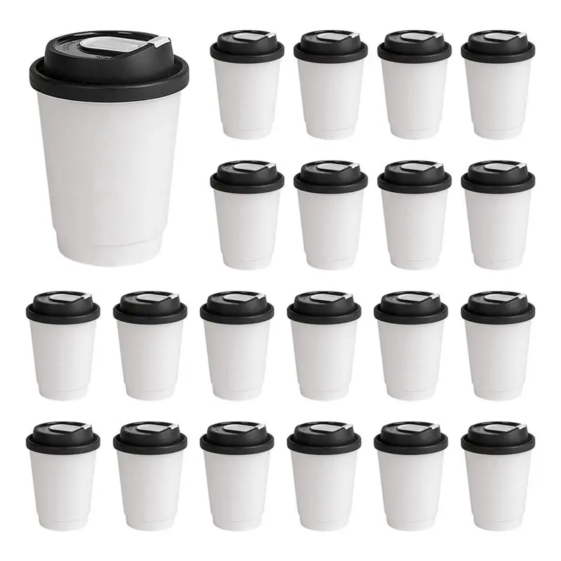 ABLU-Double-Layer Disposable Coffee Cups With Lids, Insulated Paper Cups For Hot Beverages, Perfect For Takeaway & Catering
ABLU-Double-Layer Disposable Coffee Cups With Lids, Insulated Paper Cups For Hot Beverages, Perfect For Takeaway & Catering