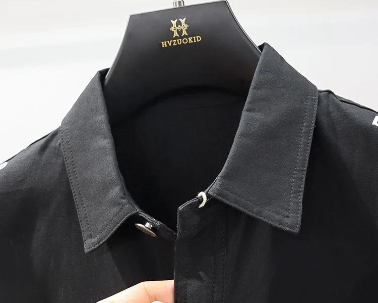 Premium Men's Casual Faionable Long Sve Collared Jaet Thin Outerwear Spring Autumn Versatile Sli Ciscape 9202
Premium Men's Casual Faionable Long Sve Collared Jaet Thin Outerwear Spring Autumn Versatile Sli Ciscape 9202