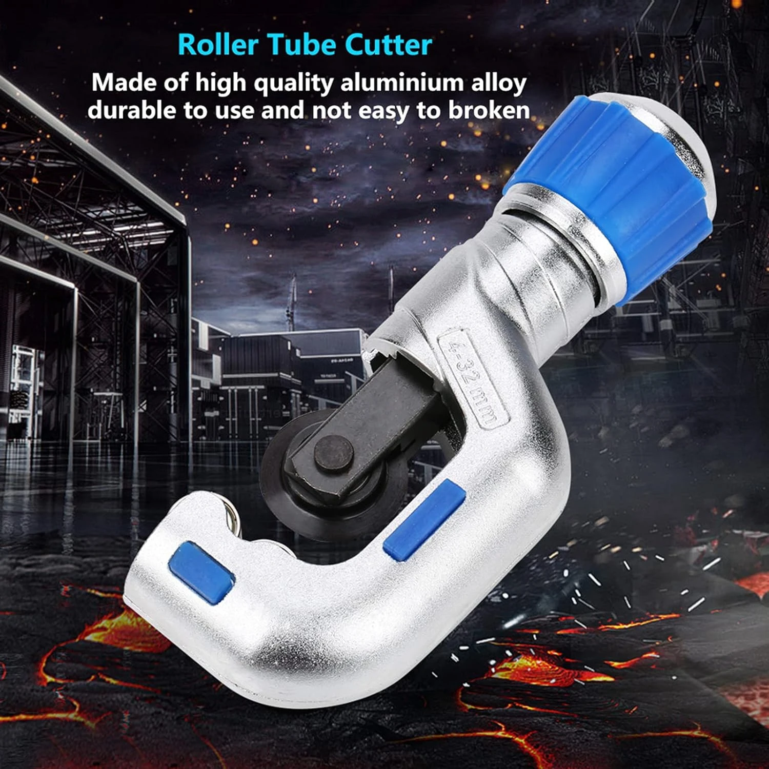 Versatile Tube Cutter for Plumbing, HVAC, and Automotive Industries - Reliable and Sturdy with Superior Cutting Precision and Sm
Versatile Tube Cutter for Plumbing, HVAC, and Automotive Industries - Reliable and Sturdy with Superior Cutting Precision and Sm