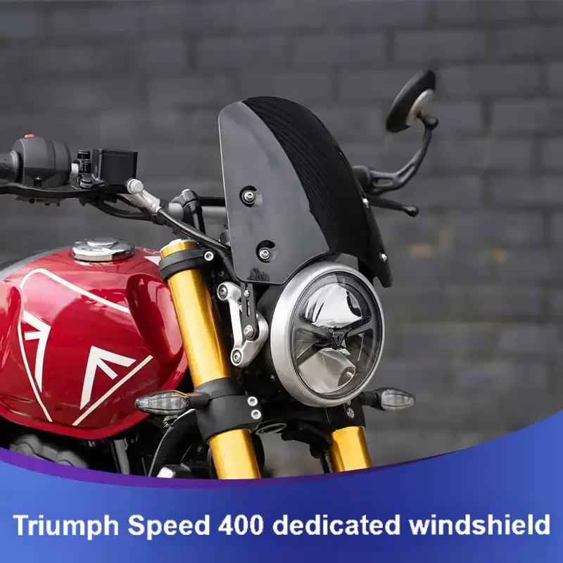 For Triumph Scrambler 400X 400 X 2024 Speed 400 Windscreen Motorcycle Windshield Wind Deflectors Visor Screen Headlight Fairing
For Triumph Scrambler 400X 400 X 2024 Speed 400 Windscreen Motorcycle Windshield Wind Deflectors Visor Screen Headlight Fairing