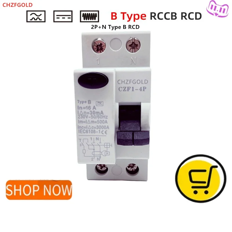 RCCB RCD DC Электромобиль EV Зарядная свая Выключатель остаточного тока 2P 63A 30mA Тип B 6KA Din-рейка Утечка на землю CHZFGOLD
RCCB RCD DC Электромобиль EV Зарядная свая Выключатель остаточного тока 2P 63A 30mA Тип B 6KA Din-рейка Утечка на землю CHZFGOLD