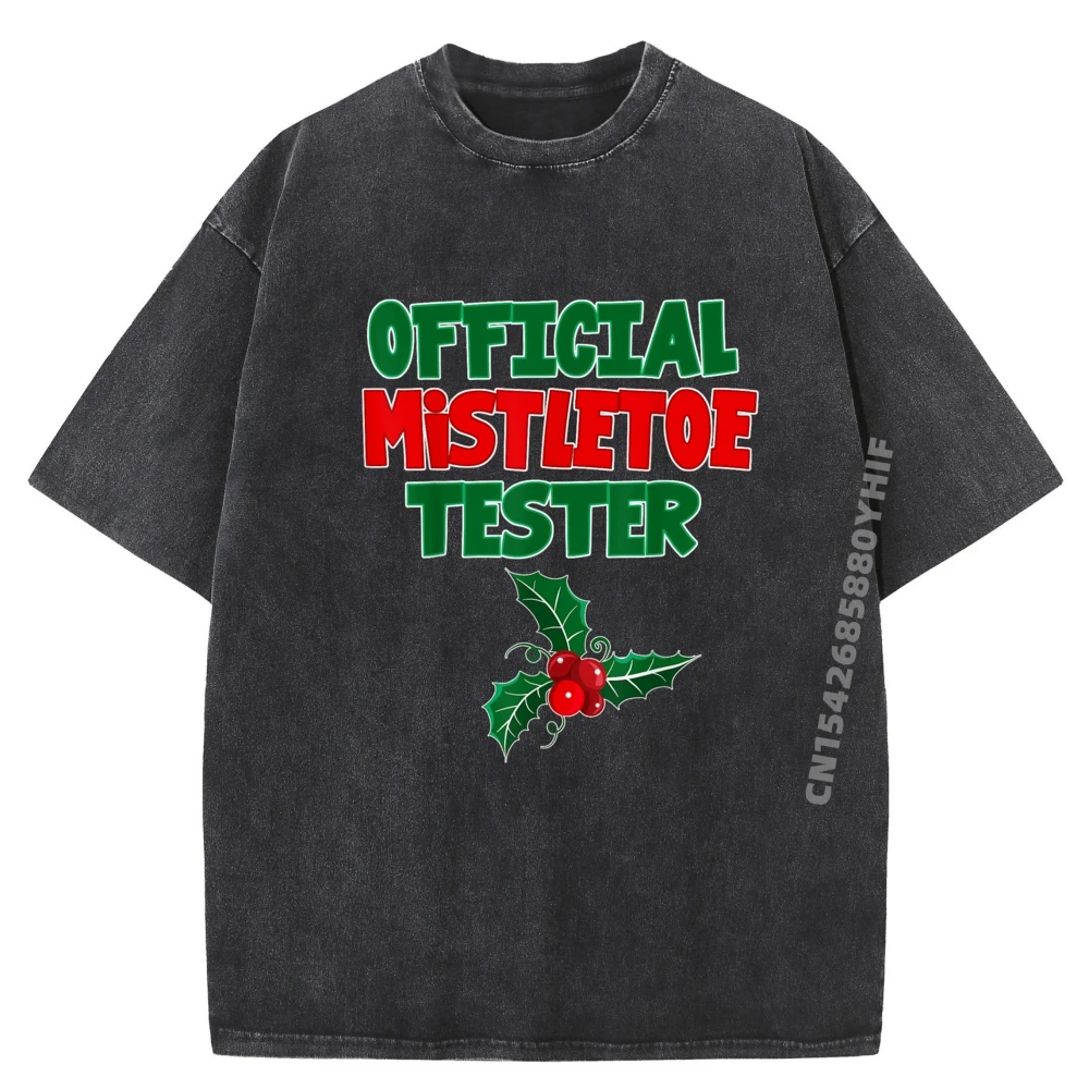 Latest Printed Tshirt Official Mistletoe Tester Graphic Tee Shirt Men's Cotton T-Shirt Retro Washed Tops & Tees
Latest Printed Tshirt Official Mistletoe Tester Graphic Tee Shirt Men's Cotton T-Shirt Retro Washed Tops & Tees