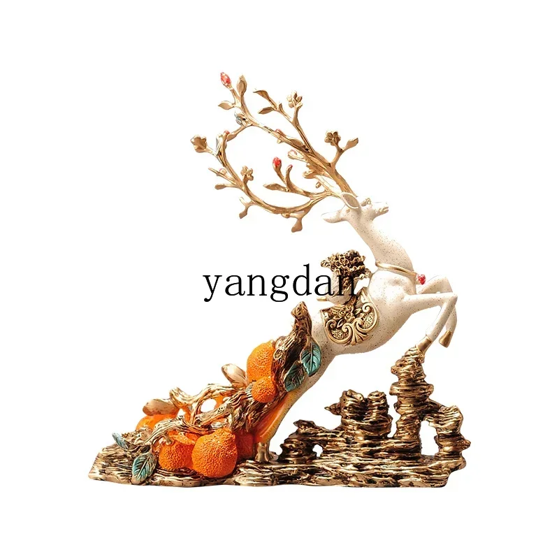YD red wine rack ornament, good luck deer creative high-end living room, home entrance, dining side TV cabinet, wine cabinet
YD red wine rack ornament, good luck deer creative high-end living room, home entrance, dining side TV cabinet, wine cabinet