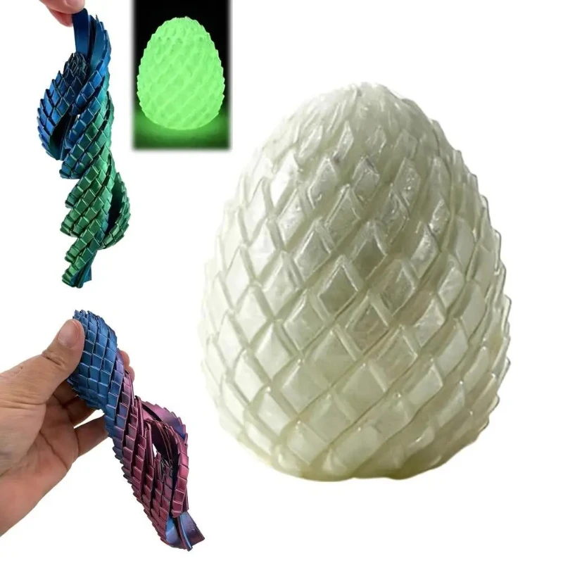 Hot Spiral 3D Dragon Egg Stress Toy Articulated Stretching Sensory Fidget Toy Deformable Dragon Egg Gift for Kids Adult Fidgets
Hot Spiral 3D Dragon Egg Stress Toy Articulated Stretching Sensory Fidget Toy Deformable Dragon Egg Gift for Kids Adult Fidgets
