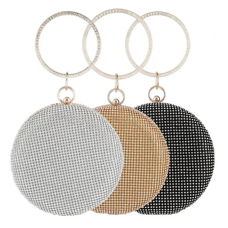 Unique Rotundity Rhinestone Clutch Popular Glamorous Evening Bag Banquet Gathering Wedding Handbag Trendy Chain Messenger Bags
Unique Rotundity Rhinestone Clutch Popular Glamorous Evening Bag Banquet Gathering Wedding Handbag Trendy Chain Messenger Bags