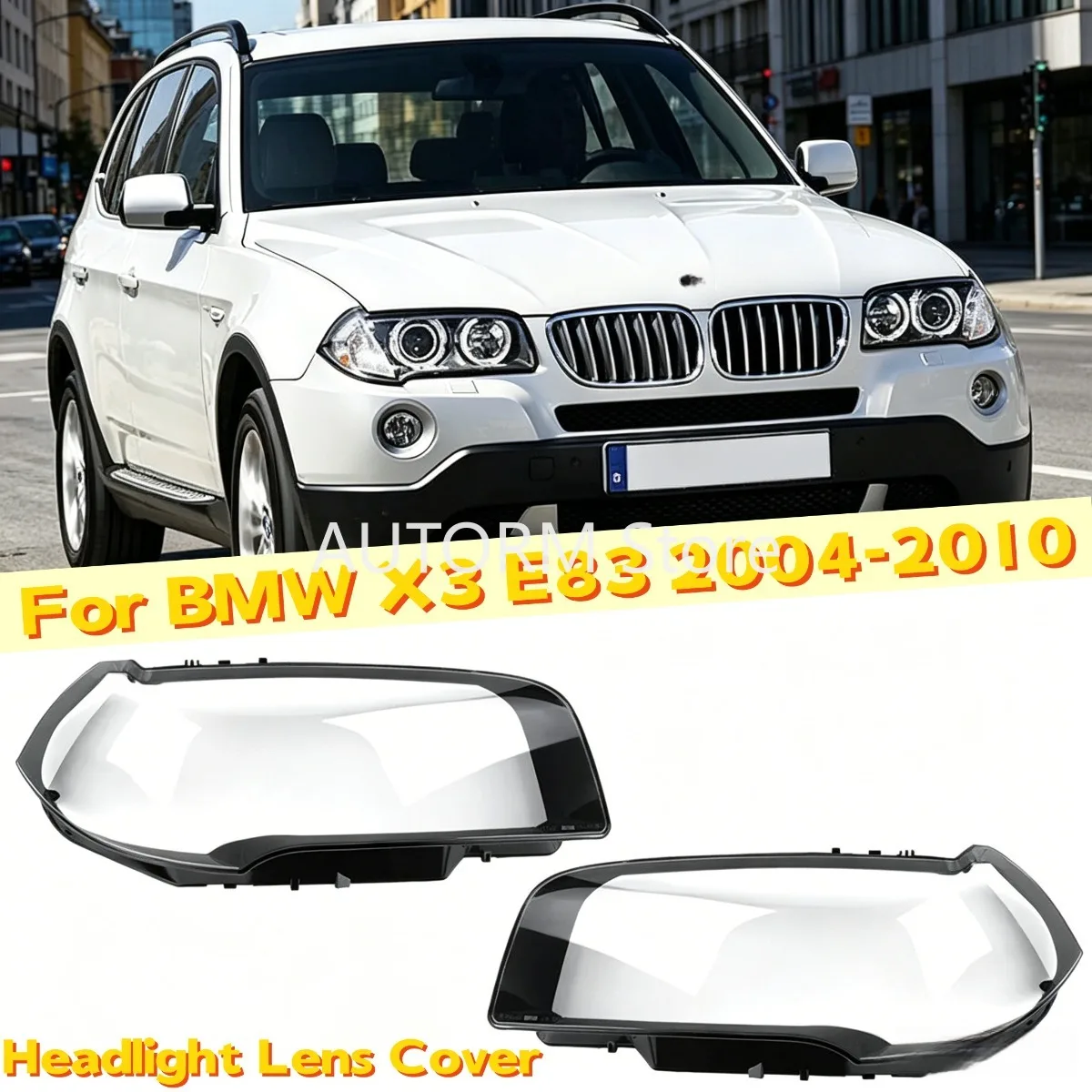 Left/Right Car Headlight Lens Cover For BMW X3 E83 2004-2010 Clear Headlamp Cover Transparent Lampshade Head Lamp Shell
Left/Right Car Headlight Lens Cover For BMW X3 E83 2004-2010 Clear Headlamp Cover Transparent Lampshade Head Lamp Shell