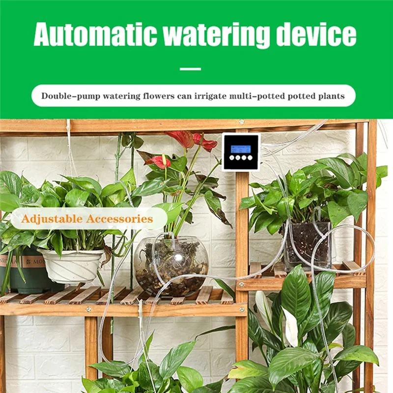 AT05-Automatic Garden Irrigation Controller Intelligent Drip Irrigation Water Pump Timer System Home Sprinkle Watering Device
AT05-Automatic Garden Irrigation Controller Intelligent Drip Irrigation Water Pump Timer System Home Sprinkle Watering Device