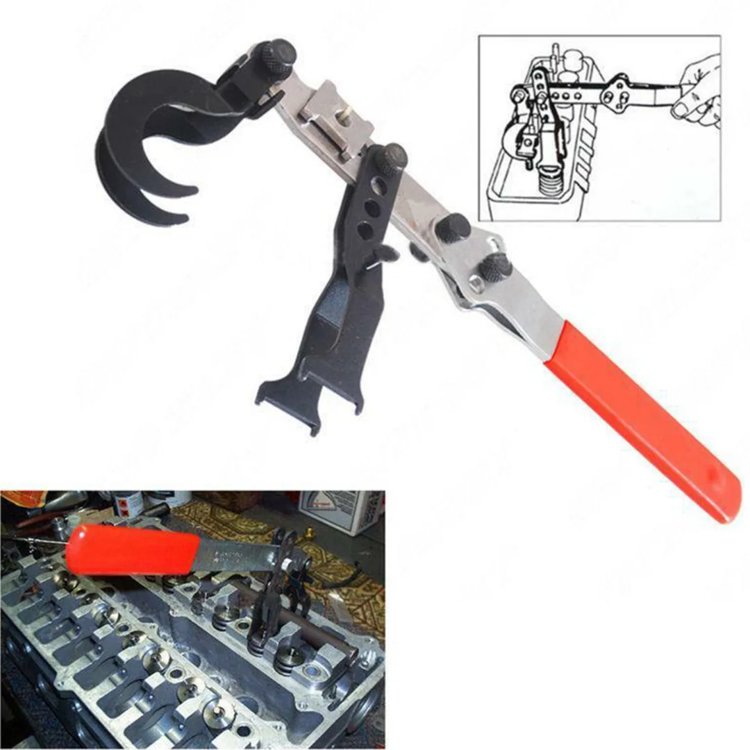 Valve Spring Compressor Lever Type, Cylinder Head Valve Spring Compressor Stem Seal Replacement Tool for OHV OHC Engines
Valve Spring Compressor Lever Type, Cylinder Head Valve Spring Compressor Stem Seal Replacement Tool for OHV OHC Engines