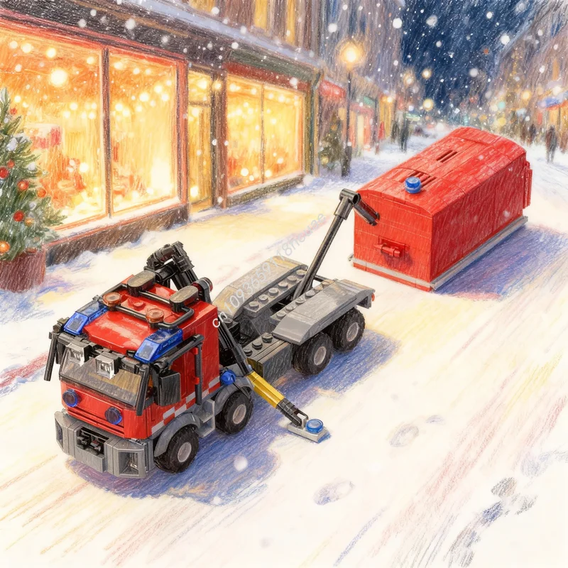 399pcs MOC City Fire Modular Streetscape Transport System Model Building Blocks Toy Architecture Christmas Gifts Education Brick
399pcs MOC City Fire Modular Streetscape Transport System Model Building Blocks Toy Architecture Christmas Gifts Education Brick