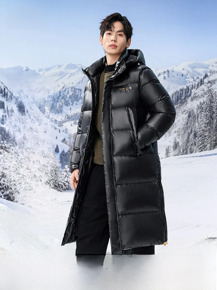 Snow Flying Long Hooded Thickened down Jacket New Summer Couple Men Women Fashionable Black Warm Stylish Commute Style Nylon
Snow Flying Long Hooded Thickened down Jacket New Summer Couple Men Women Fashionable Black Warm Stylish Commute Style Nylon
