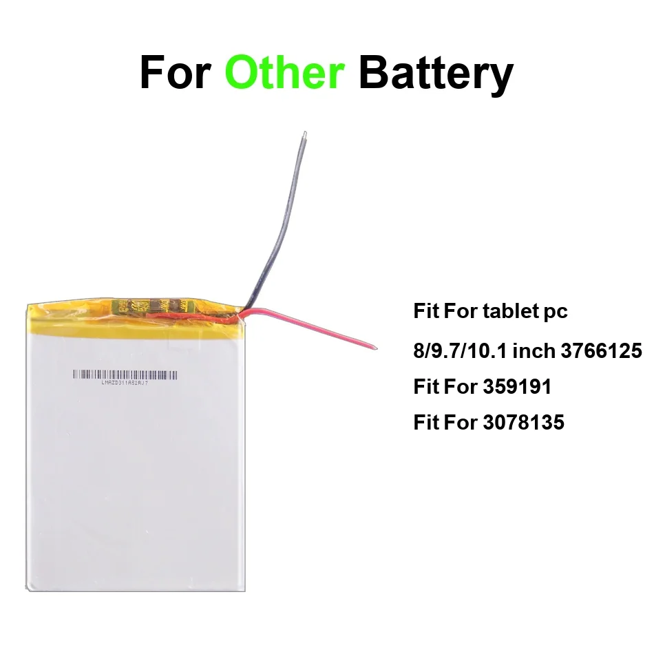 Аккумулятор для планшета с длительным сроком службы, 4000-6000 мАч, подходит для 8 9.7 359191 3078135 3766125
Аккумулятор для планшета с длительным сроком службы, 4000-6000 мАч, подходит для 8 9.7 359191 3078135 3766125