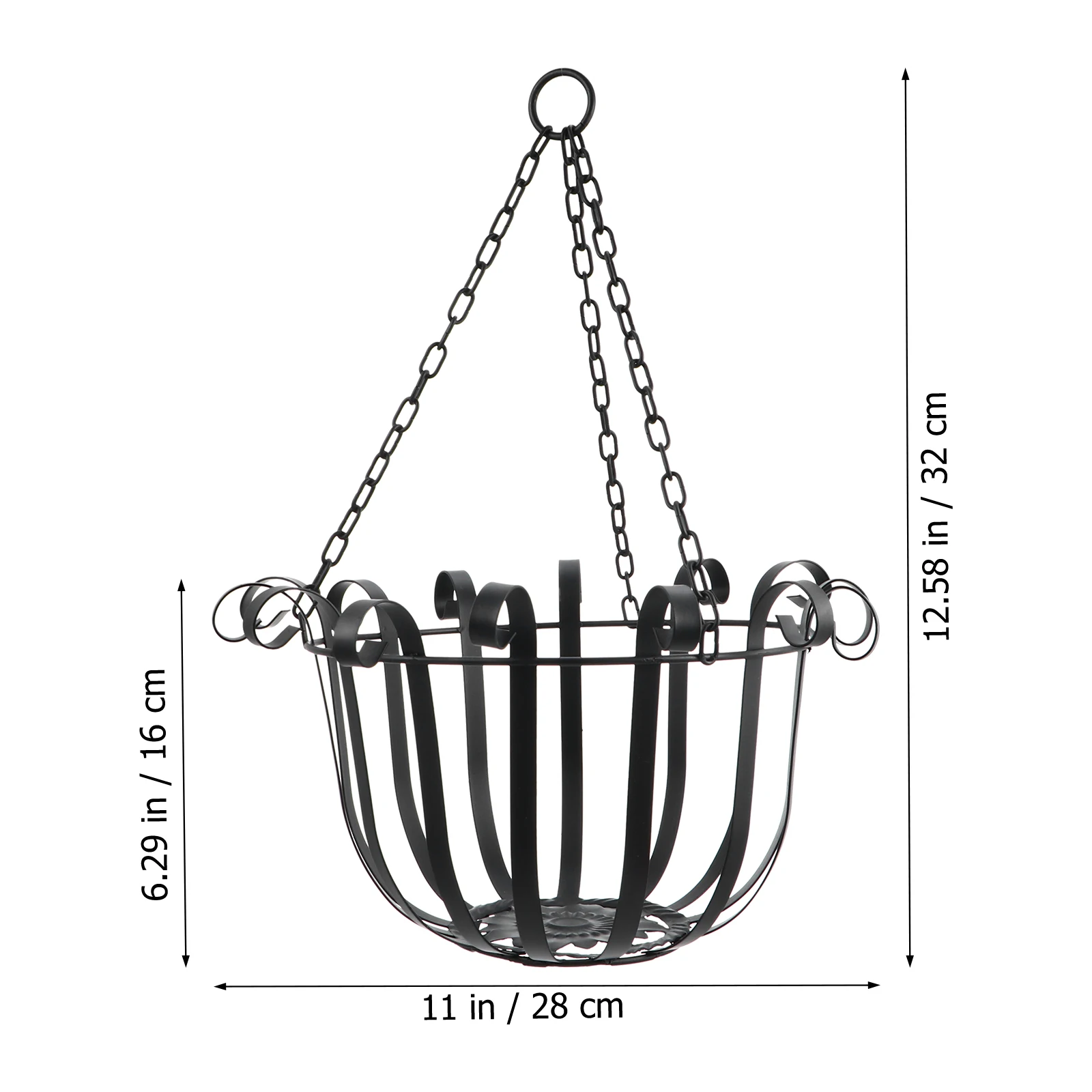 Hanging Flower Iron Planter Rack Wall Mounted Hollow Design Sturdy Structure Plant Hanging Flower Rack Gift
Hanging Flower Iron Planter Rack Wall Mounted Hollow Design Sturdy Structure Plant Hanging Flower Rack Gift