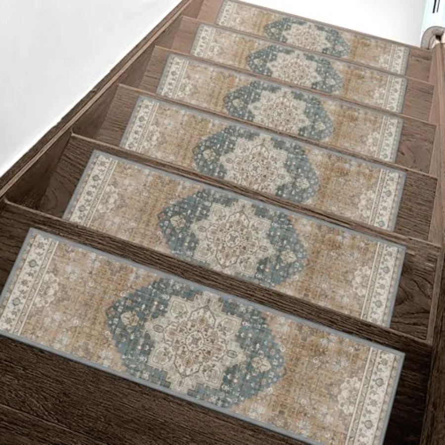 Non Slip Stair Treads for Wooden Steps 5PCS - Indoor Safety Carpet, Edging Mats with TPE Adhesive Backing, Pet and Elderly Frie
Non Slip Stair Treads for Wooden Steps 5PCS - Indoor Safety Carpet, Edging Mats with TPE Adhesive Backing, Pet and Elderly Frie