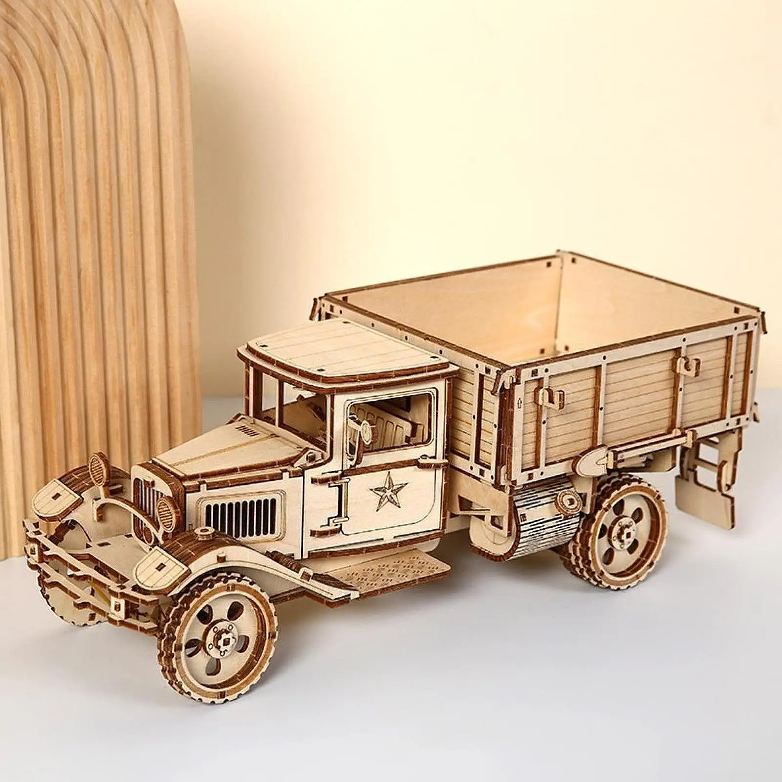 3D Puzzle Toy Model Diy Kid Assembly Toy Educational Educational Puzzle Wooden Model Truck for Hobbyist Teens Adults
3D Puzzle Toy Model Diy Kid Assembly Toy Educational Educational Puzzle Wooden Model Truck for Hobbyist Teens Adults