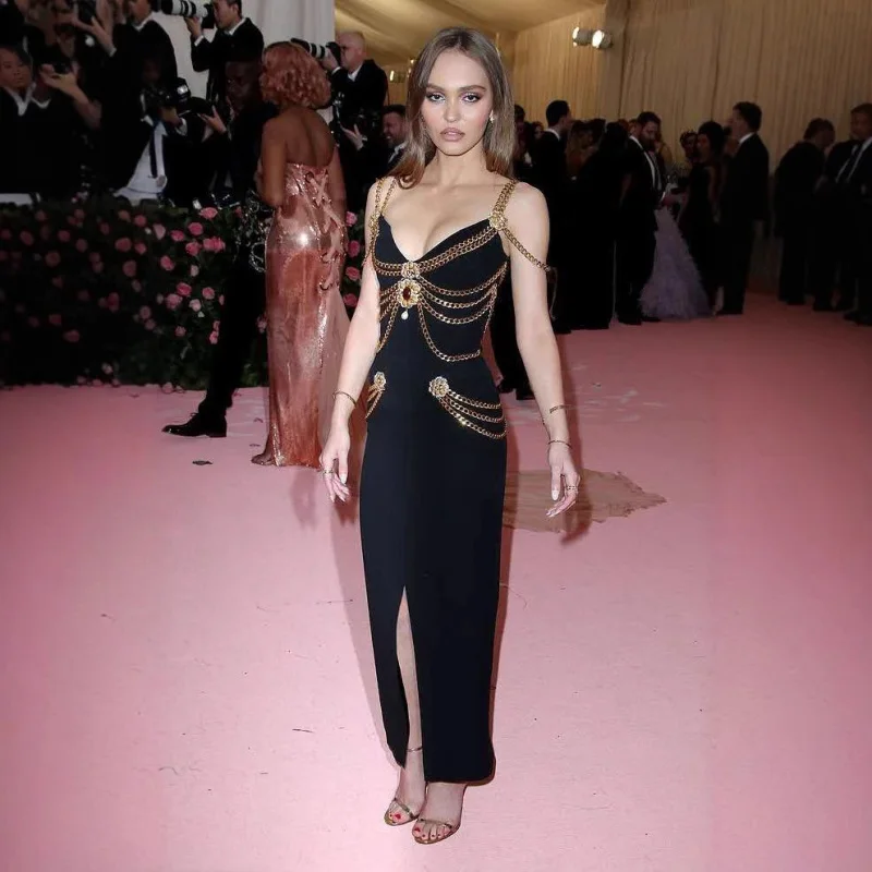 Luxury Crystals Stone Prom Dress Sexy Black Bandage Sheath Long Party Gown Formal Bridal Wedding Birthday Robe
Luxury Crystals Stone Prom Dress Sexy Black Bandage Sheath Long Party Gown Formal Bridal Wedding Birthday Robe
