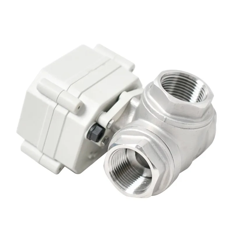 DN20 SS304 Motorized 3-Way Valve with Manual Override - Precise Electric Water Flow Control
DN20 SS304 Motorized 3-Way Valve with Manual Override - Precise Electric Water Flow Control