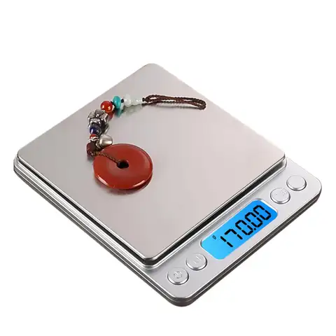 Digital Kitchen Scale 3000g/ 0.1g Small Jewelry Scale Food Scales Digital Weight Gram and Oz Digital Gram Scale with LCD/ Tare