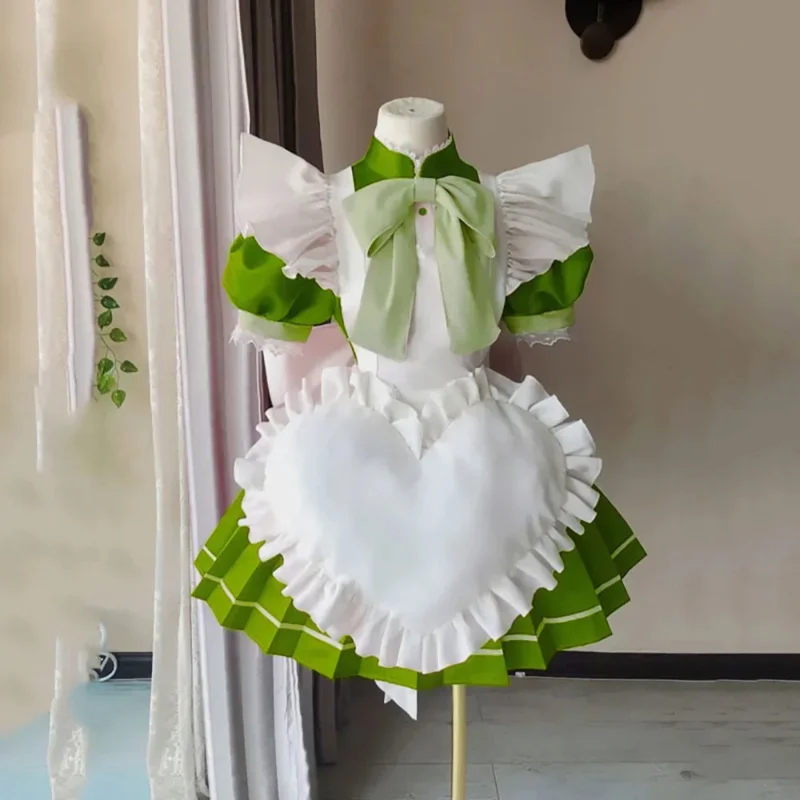 CyAnime Tokyo Mew Mew Midorikawa Retasu Cosplay Costume Green Maid Dress Activity Party Role Play Clothing Custom-Make
CyAnime Tokyo Mew Mew Midorikawa Retasu Cosplay Costume Green Maid Dress Activity Party Role Play Clothing Custom-Make