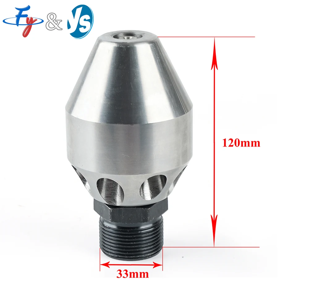 3/4" 1" M36 High Pressure Sewer Jetter Nozzle, Pipeline Dredging Cleaning Nozzle for Washing Machine & Mine Flushing
3/4" 1" M36 High Pressure Sewer Jetter Nozzle, Pipeline Dredging Cleaning Nozzle for Washing Machine & Mine Flushing