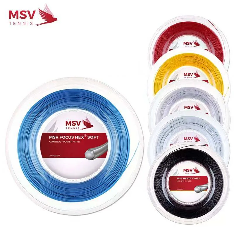 MSV FOCUS HEX SOFT 200m tennis string professional-grade Hexagonal polyester hard string Durable tennis string
MSV FOCUS HEX SOFT 200m tennis string professional-grade Hexagonal polyester hard string Durable tennis string