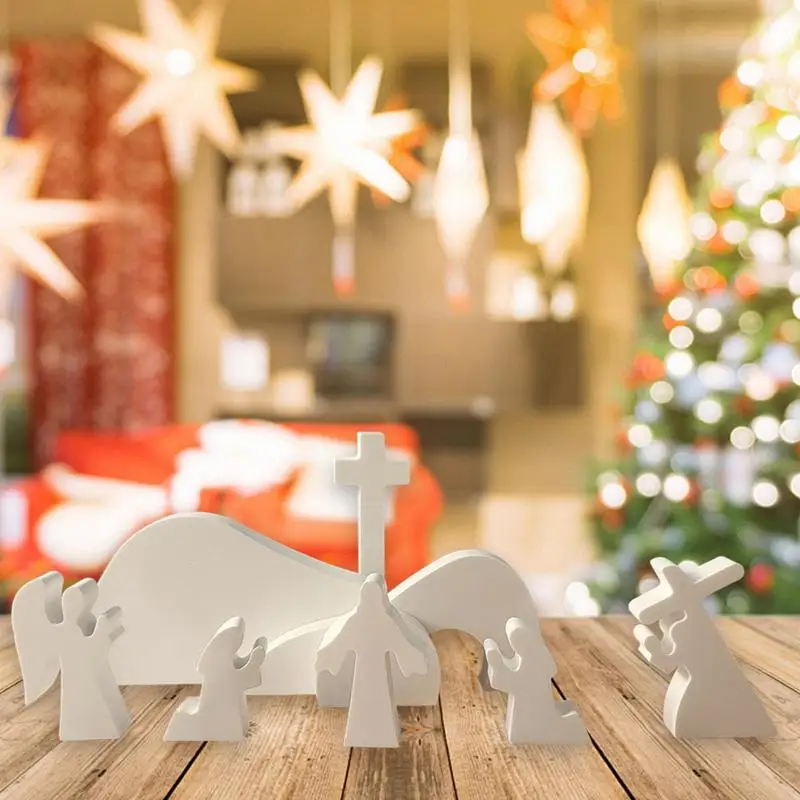 Nativity Candle Molds Sculpture Resin Casting Candle Silicone Mold Flexible Reusable Nativity Mold Home Decoration For Christmas
Nativity Candle Molds Sculpture Resin Casting Candle Silicone Mold Flexible Reusable Nativity Mold Home Decoration For Christmas