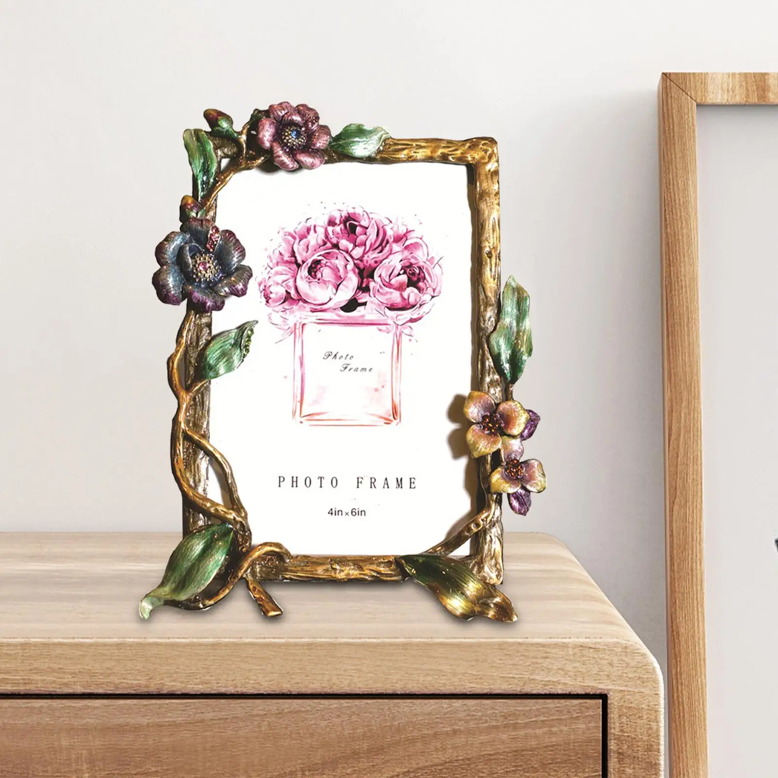 4x6 Photo Frame Floral Picture Frame, Antique Style ,Ornate ,Flower Picture Frame, 4x6 Picture Frame for Home Decor
4x6 Photo Frame Floral Picture Frame, Antique Style ,Ornate ,Flower Picture Frame, 4x6 Picture Frame for Home Decor