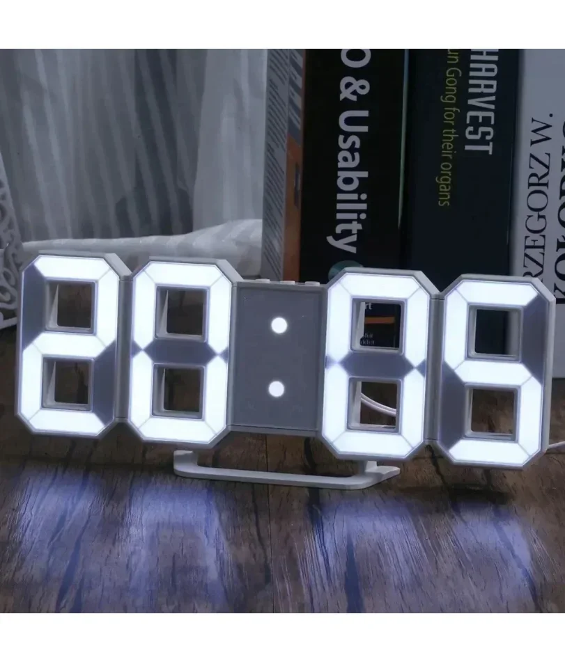 Purchase Products Clock 3D LED Digital Alarm Clock Wall Clock Time/date/temperature For Home/kitchen/office Clocks Decor Garden
Purchase Products Clock 3D LED Digital Alarm Clock Wall Clock Time/date/temperature For Home/kitchen/office Clocks Decor Garden