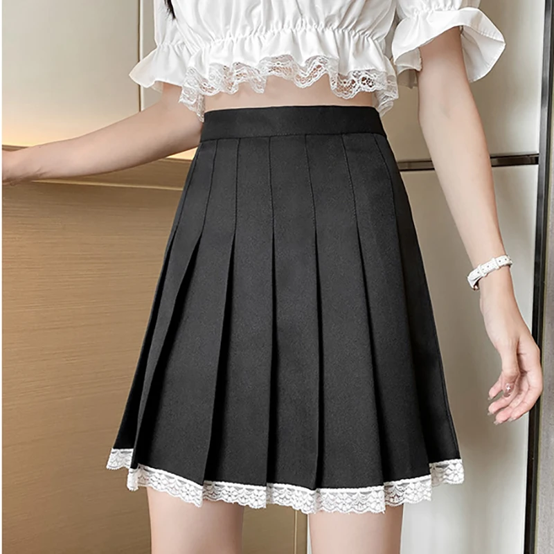 Summer New Style 2025 College Style Girl Lace Lace Pleated Skirt Women's Fashion Versatile A-Line Skirt Slimming Short Skirt
Summer New Style 2025 College Style Girl Lace Lace Pleated Skirt Women's Fashion Versatile A-Line Skirt Slimming Short Skirt