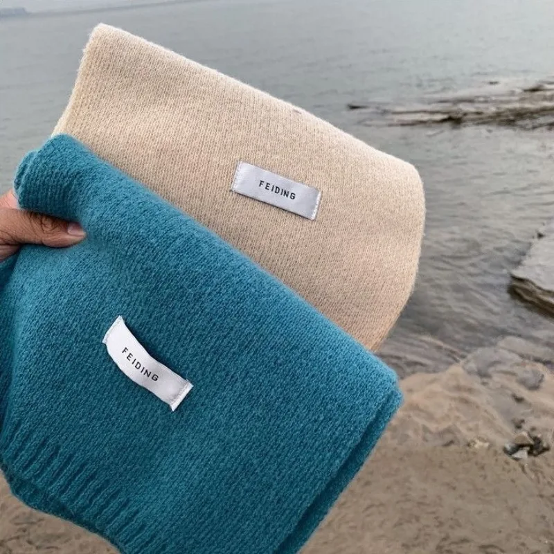 Зимний шарф для мужчин и женщин, вязаный шерстяной корейский стиль, модный простой утолщенный теплый длинный шарф для пар, 160 см, высокое качество, сплошной цвет
Зимний шарф для мужчин и женщин, вязаный шерстяной корейский стиль, модный простой утолщенный теплый длинный шарф для пар, 160 см, высокое качество, сплошной цвет