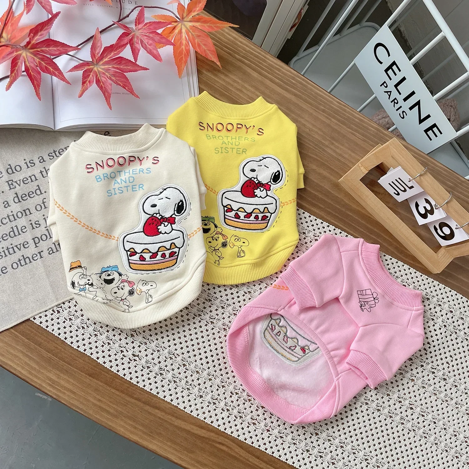 Snoopy Pet Clothes Jacket Autumn and Winter Plush Dog Clothes Coat Cartoon Pet Dog Plush
Snoopy Pet Clothes Jacket Autumn and Winter Plush Dog Clothes Coat Cartoon Pet Dog Plush