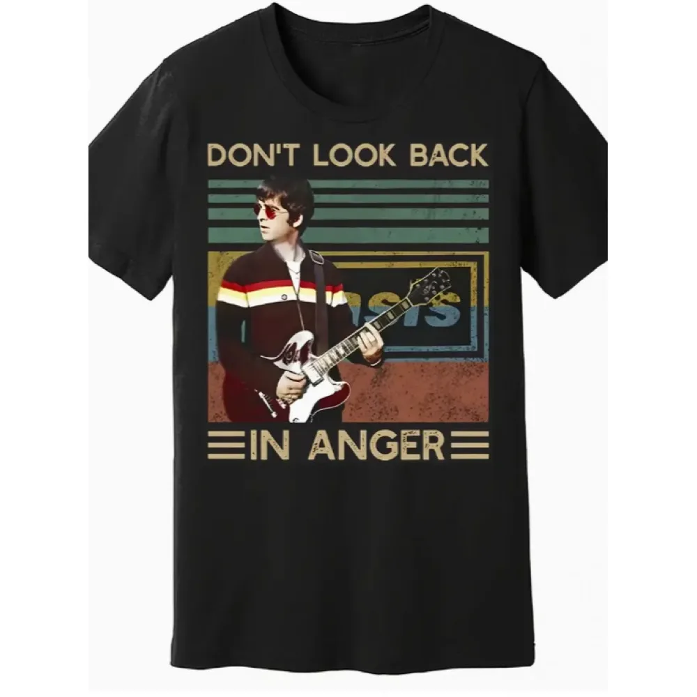 DON'S T LOOK BACK IN ANGER "Printed T-shirt Retro British Rock Top Loose Comfortable Short Sleeve Trendy Women's T-shirt
DON'S T LOOK BACK IN ANGER "Printed T-shirt Retro British Rock Top Loose Comfortable Short Sleeve Trendy Women's T-shirt
