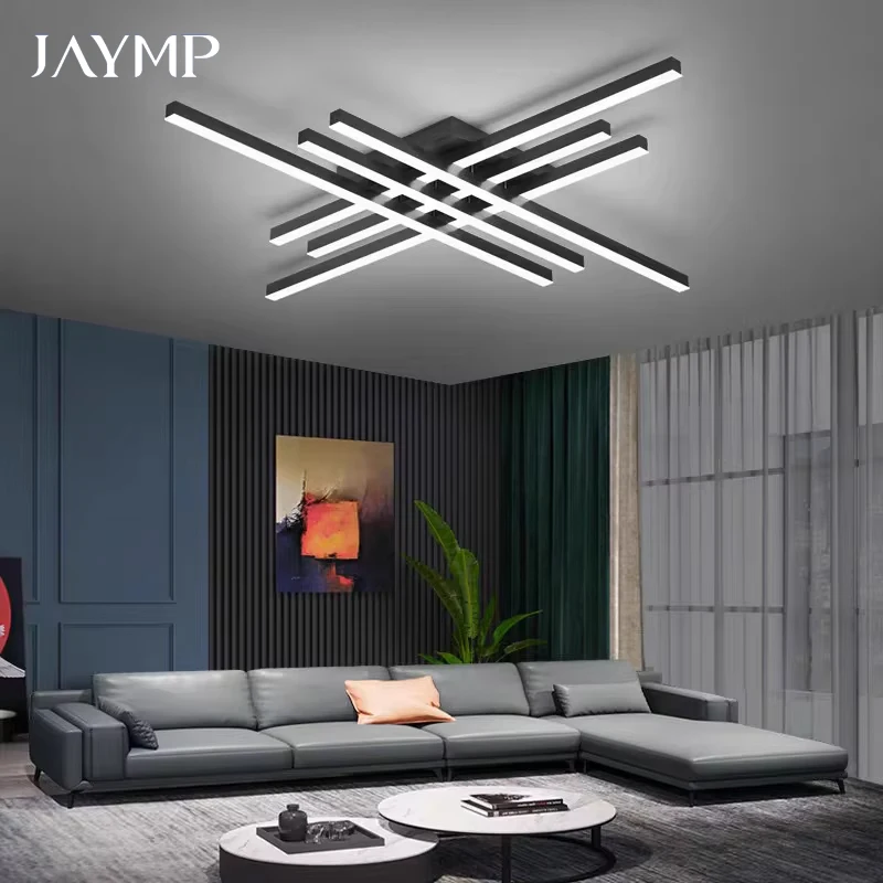 Remote Dimming LED Ceiling Light Modern Simple Long Strip Design Living Room Lights Luster Home Decor Dining Bedroom Chandelier
Remote Dimming LED Ceiling Light Modern Simple Long Strip Design Living Room Lights Luster Home Decor Dining Bedroom Chandelier
