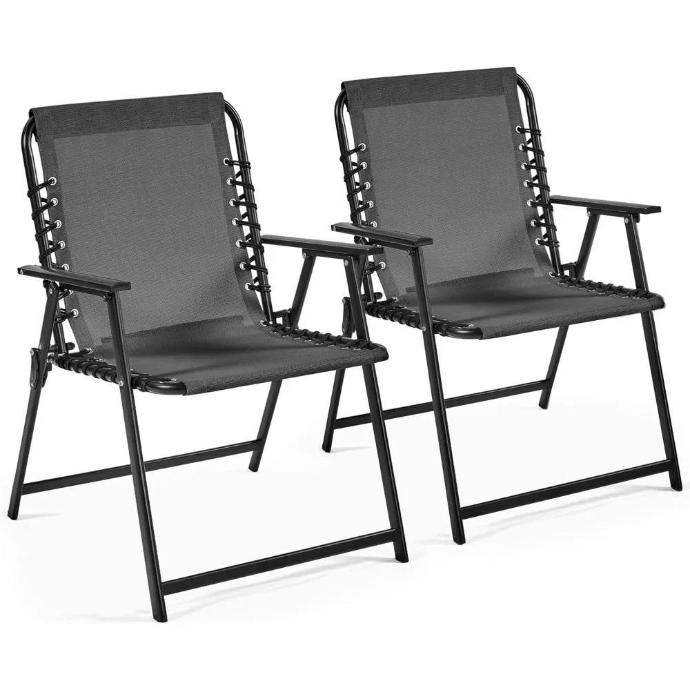 Patio Dining Chairs Set of 2 with Armrests and Backrests, Outdoor Texteline Folding Chairs All Weather for Garden, Lawn, Porch
Patio Dining Chairs Set of 2 with Armrests and Backrests, Outdoor Texteline Folding Chairs All Weather for Garden, Lawn, Porch