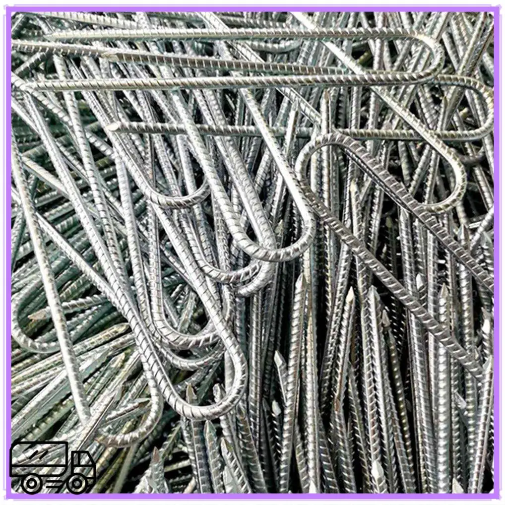 High Quality 6Pcs Garden Ground Rebar Stakes Tent Nails Galvanized Steel U Pegs Gardening Anchors, Heavy Duty Landscape Pins 12
High Quality 6Pcs Garden Ground Rebar Stakes Tent Nails Galvanized Steel U Pegs Gardening Anchors, Heavy Duty Landscape Pins 12