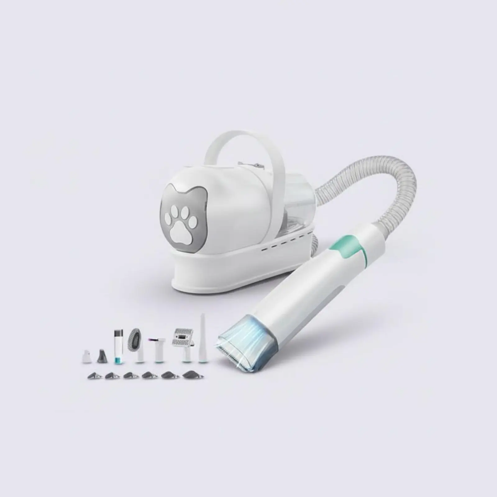 7-in-1 Pet Grooming Kit Multifunctional Electric Pet Trimmer Vacuum Dog Grooming Vacuum Kit Large Capacity Debris Container
7-in-1 Pet Grooming Kit Multifunctional Electric Pet Trimmer Vacuum Dog Grooming Vacuum Kit Large Capacity Debris Container