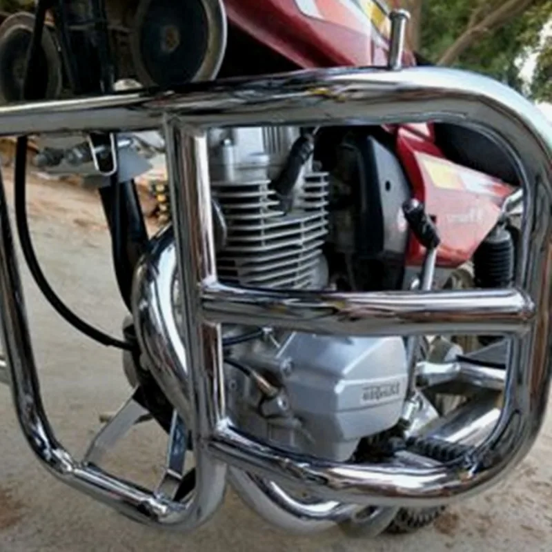 Motorcycle bumper front guard 125 150 universal, suitable for Honda Suzuki Qianjiang Prince anti-drop protection
Motorcycle bumper front guard 125 150 universal, suitable for Honda Suzuki Qianjiang Prince anti-drop protection
