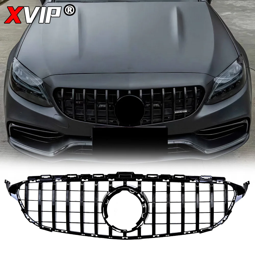 XVIP Glossy Black GTR Style Front Bumper Grille For Mercedes Benz C-Class W205/S205/C205 2019-21 Without 360 Camera C43 Facelift
XVIP Glossy Black GTR Style Front Bumper Grille For Mercedes Benz C-Class W205/S205/C205 2019-21 Without 360 Camera C43 Facelift