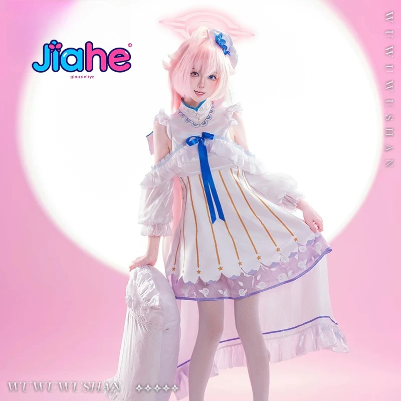 Blue Archive Takanashi Hoshino Cosplay Costume Pure White Oath Flower Wedding Sweet Wedding Dress Halloween Party Lolita Uniform
Blue Archive Takanashi Hoshino Cosplay Costume Pure White Oath Flower Wedding Sweet Wedding Dress Halloween Party Lolita Uniform