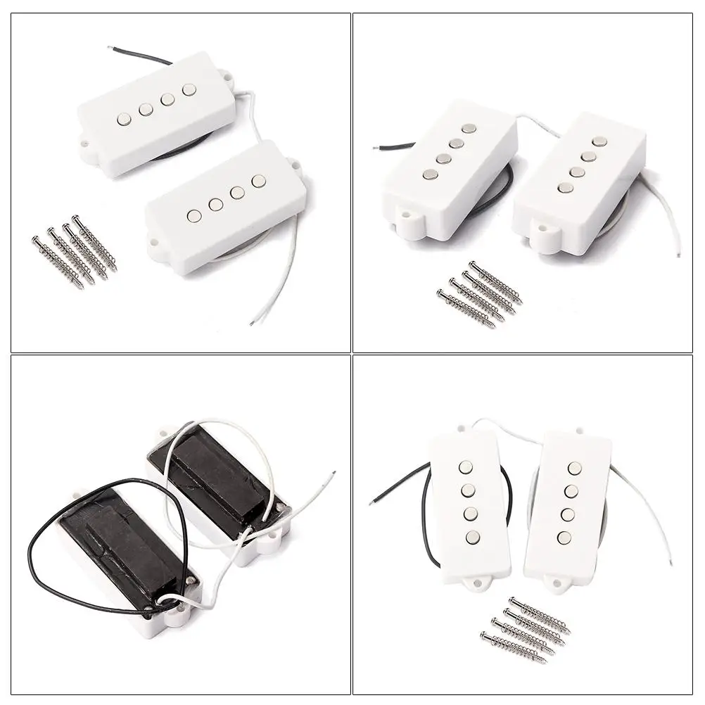4 String Pickup Set for Bass Guitar PB Professional Pickups Open Style Bridge Neck
4 String Pickup Set for Bass Guitar PB Professional Pickups Open Style Bridge Neck