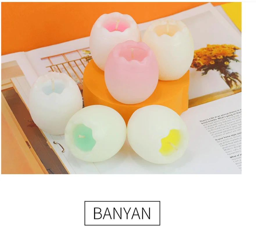 352613 Декоративные свечи в форме яиц для Хэллоуина, украшения для яиц на Рождество и День Благодарения, набор разноцветных свечей
352613 Декоративные свечи в форме яиц для Хэллоуина, украшения для яиц на Рождество и День Благодарения, набор разноцветных свечей