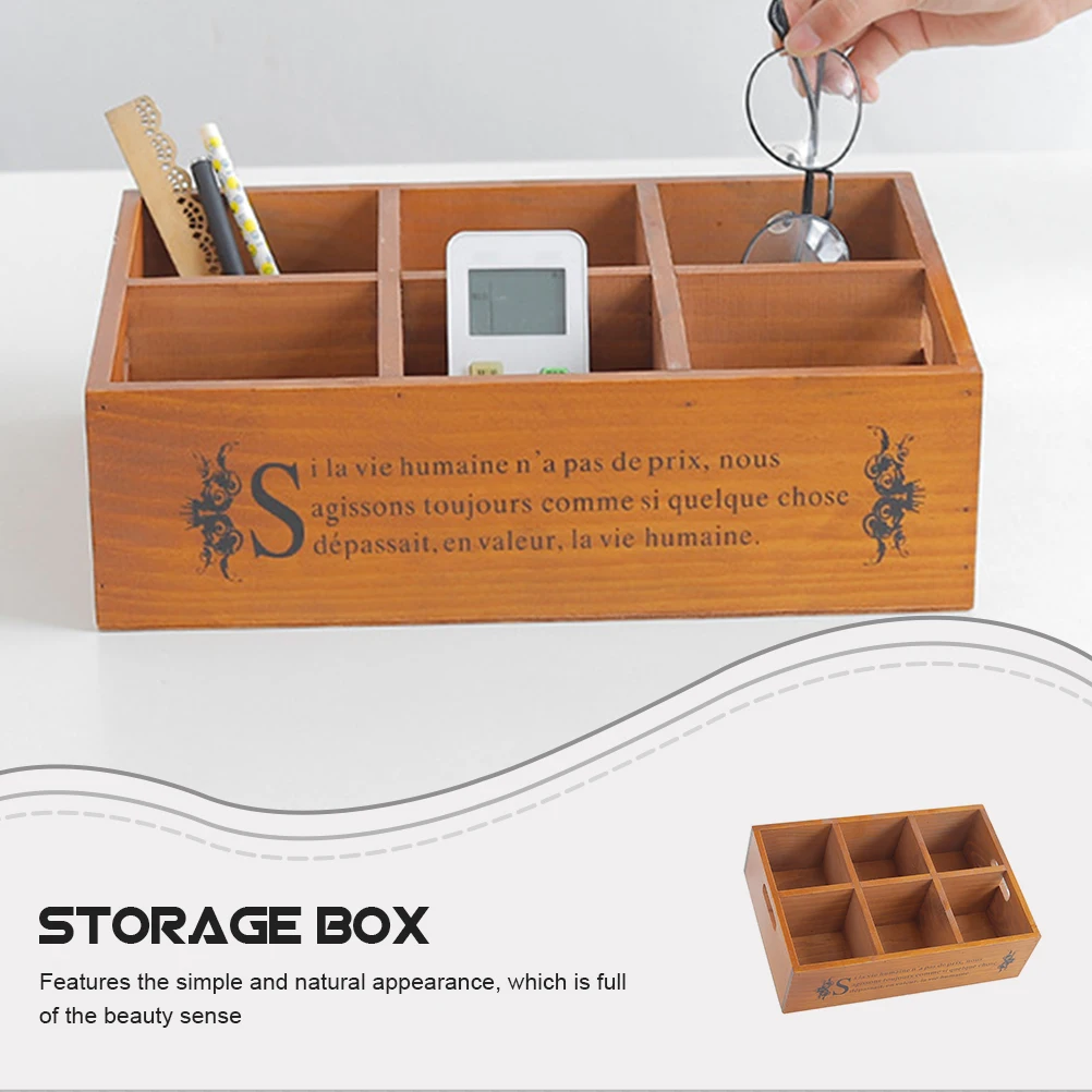 Vintage Storage Box and Organization Boxes Desktop Sundries Case Organizer Container
Vintage Storage Box and Organization Boxes Desktop Sundries Case Organizer Container